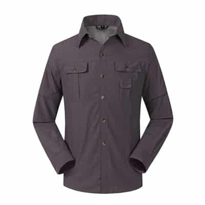 Men's Breathing Summer Hiking Shirt - Blue Force Sports