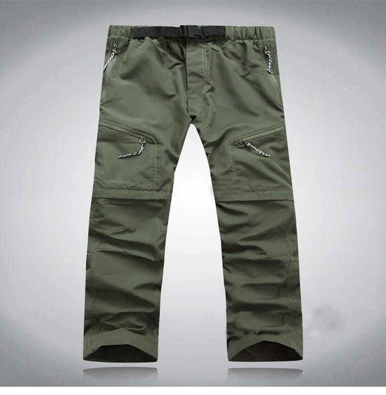 Outdoor Convertible Breathable Nylon Men’s Hiking Pants - Blue Force Sports