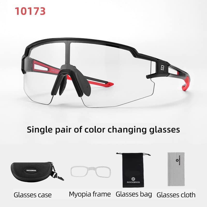 Photochromic Cycling Sports UV400 Eyewear - Blue Force Sports
