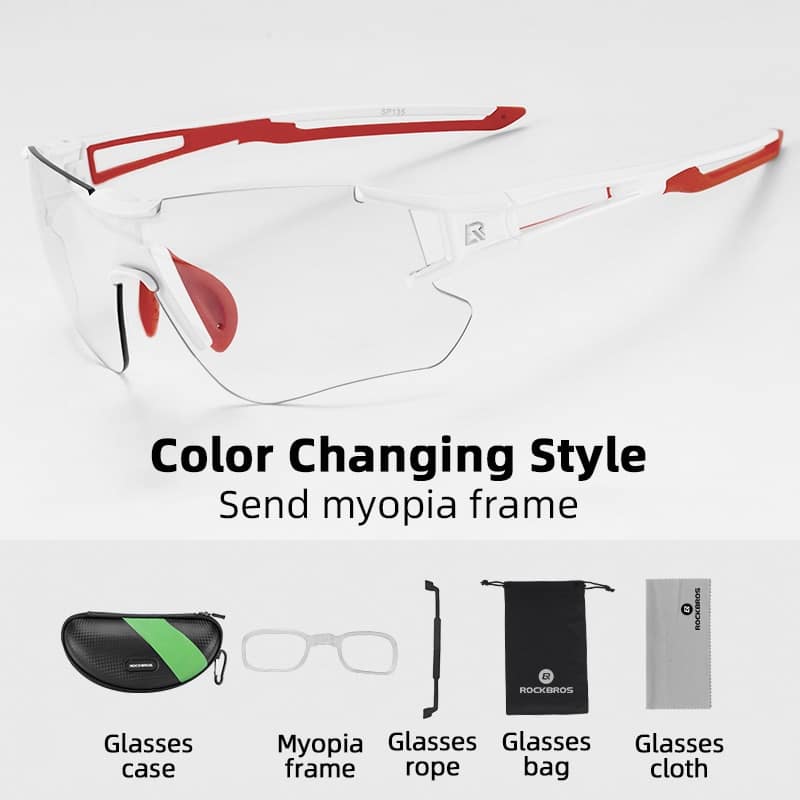 Photochromic Cycling Sports UV400 Eyewear - Blue Force Sports