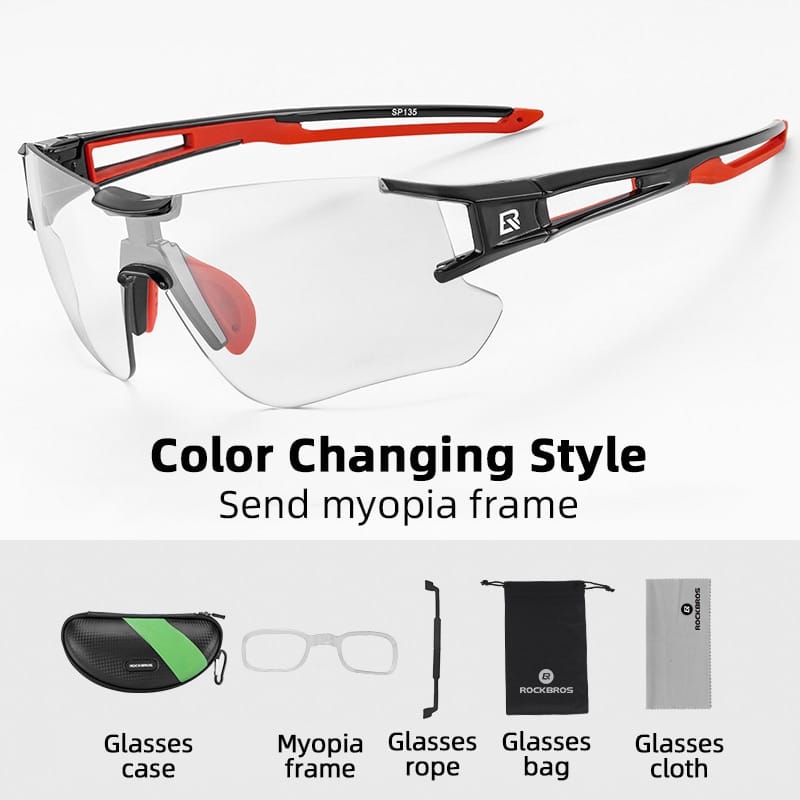 Photochromic Cycling Sports UV400 Eyewear - Blue Force Sports