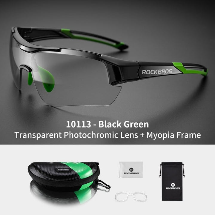 Photochromic Cycling Sports UV400 Eyewear - Blue Force Sports