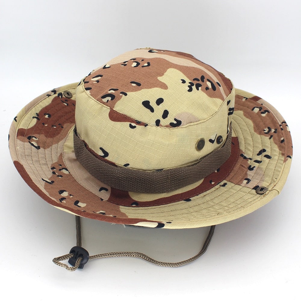 Men's Camouflage Safari Hat - Blue Force Sports