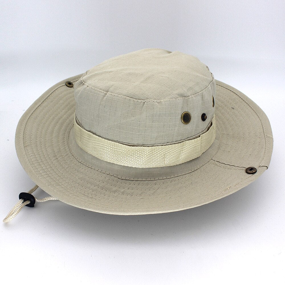 Men's Camouflage Safari Hat - Blue Force Sports