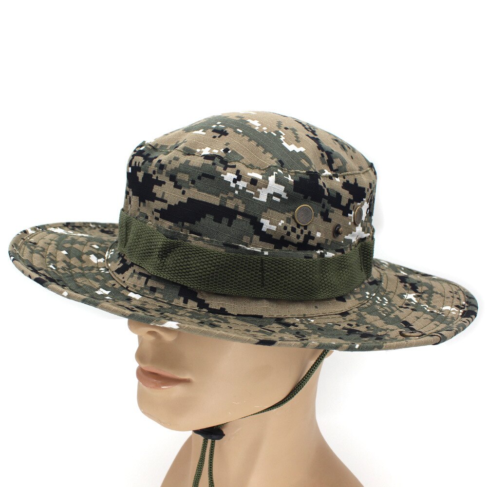 Men's Camouflage Safari Hat - Blue Force Sports