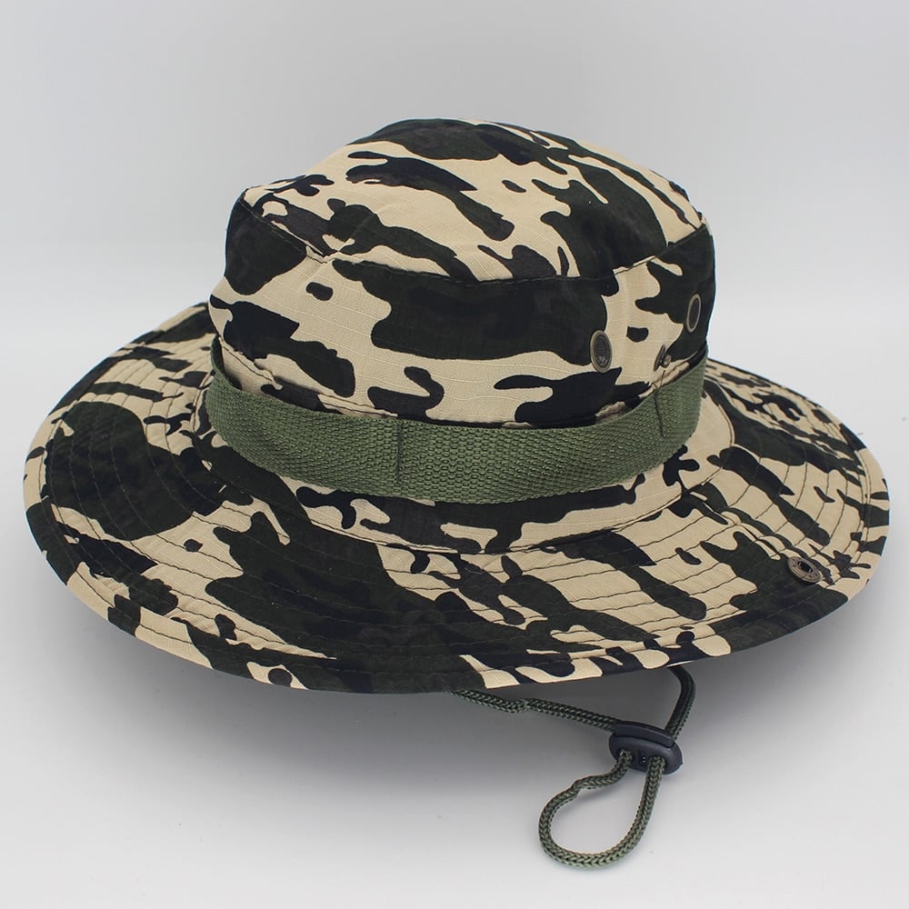 Men's Camouflage Safari Hat - Blue Force Sports