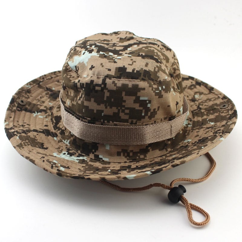 Men's Camouflage Safari Hat - Blue Force Sports