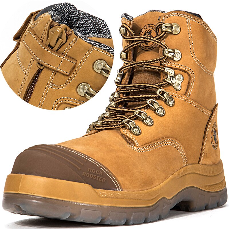 Men's Genuine Leather Ankle Boots - Blue Force Sports