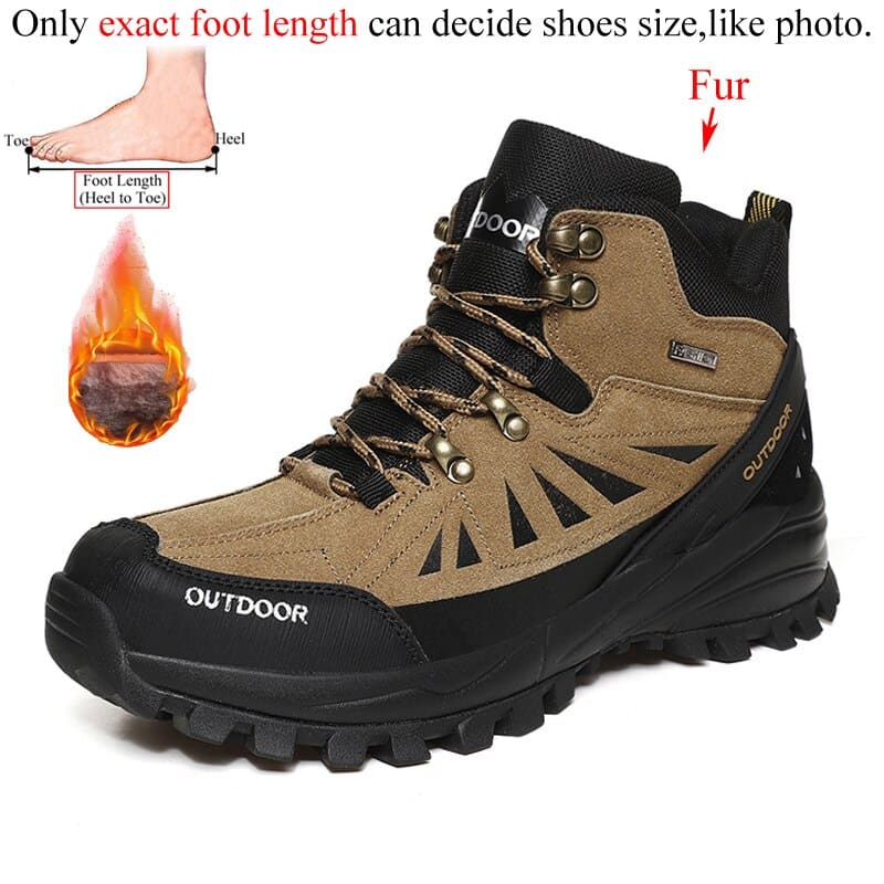 Men's Winter Outdoor Hiking Boots - Blue Force Sports