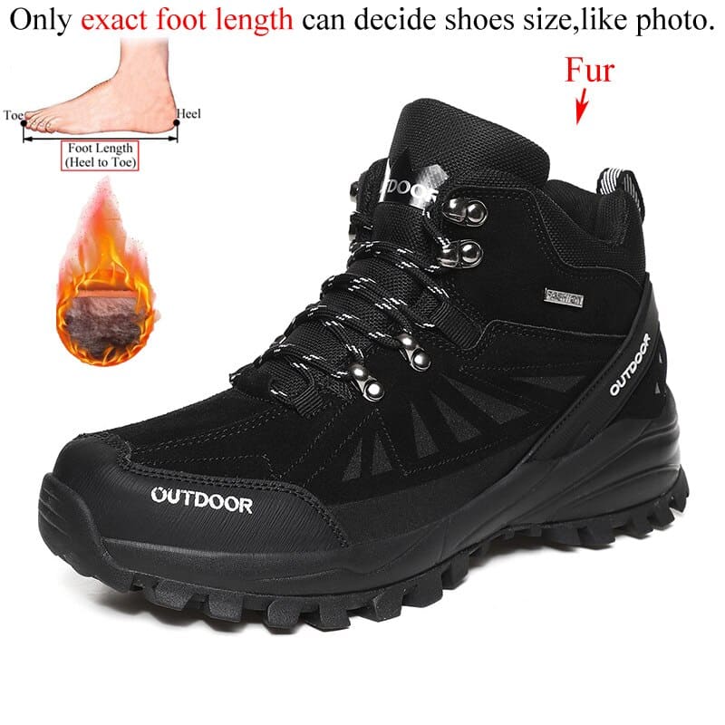 Men's Winter Outdoor Hiking Boots - Blue Force Sports