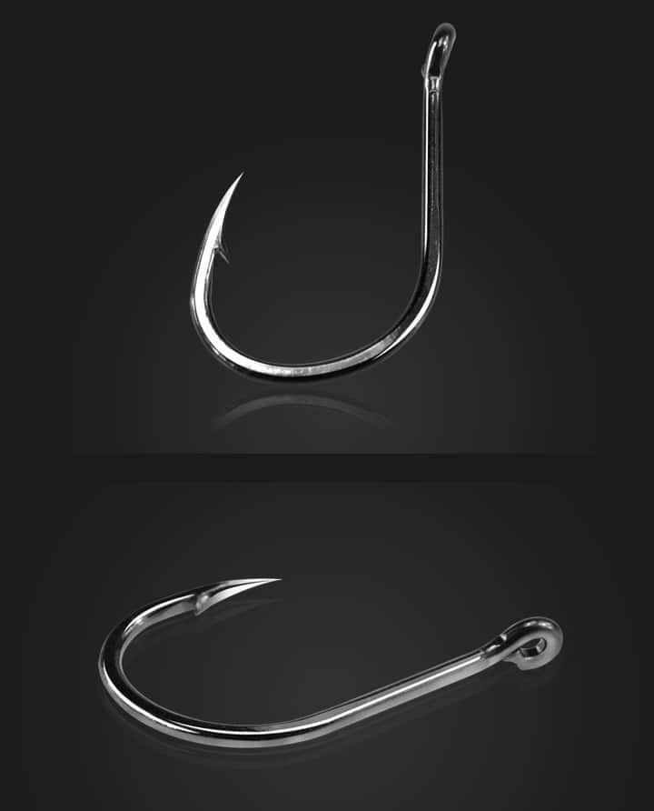 Strong High Carbon Steel Fishhooks - Blue Force Sports