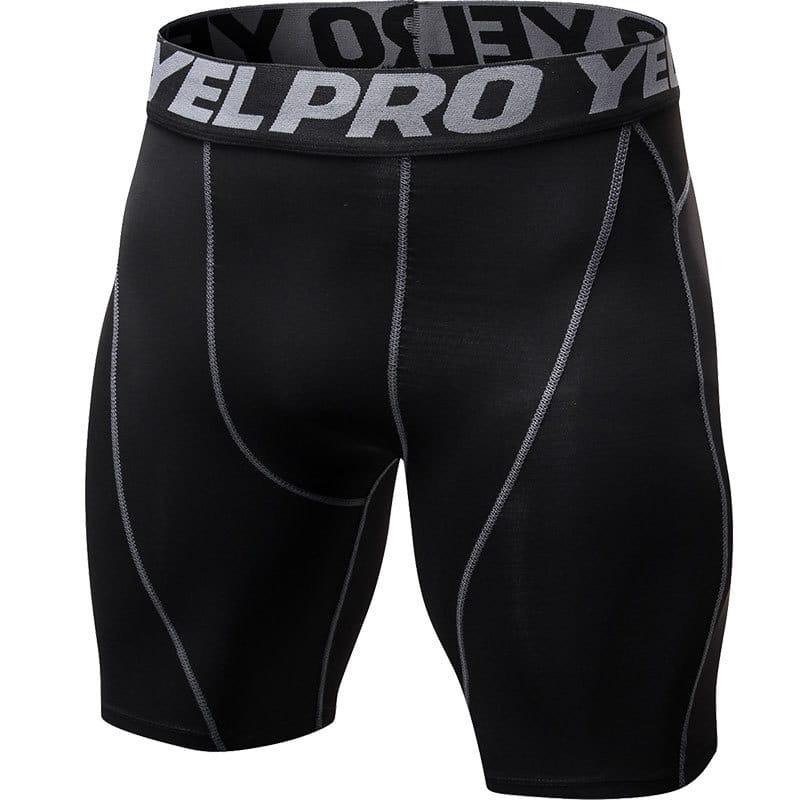 Men's Sports Spandex Compression Running Tights - Blue Force Sports