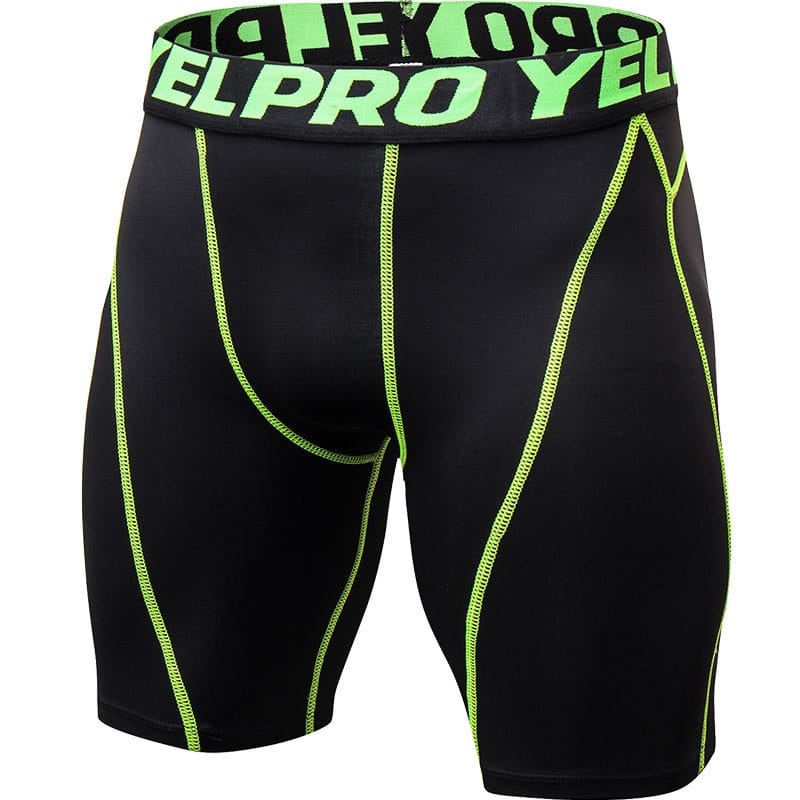 Men's Sports Spandex Compression Running Tights - Blue Force Sports
