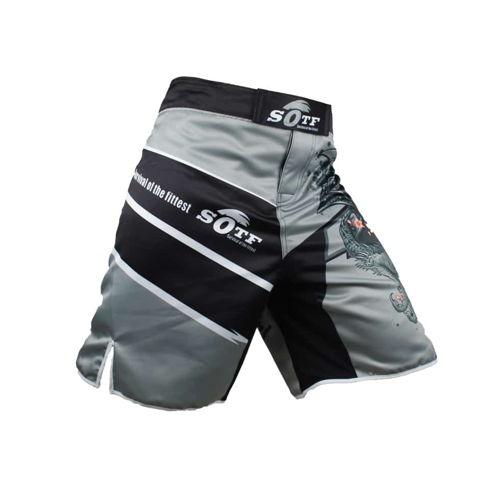 Men's Japanese Style Gray Sports Shorts - Blue Force Sports