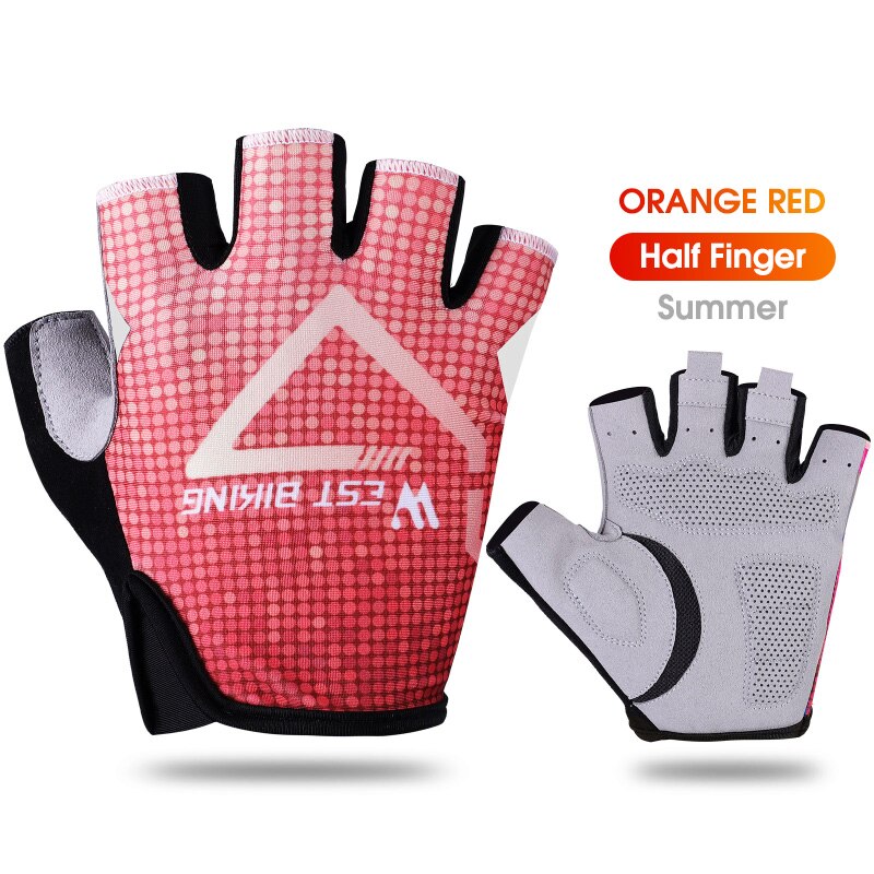 Half Finger Bike Gloves - Blue Force Sports