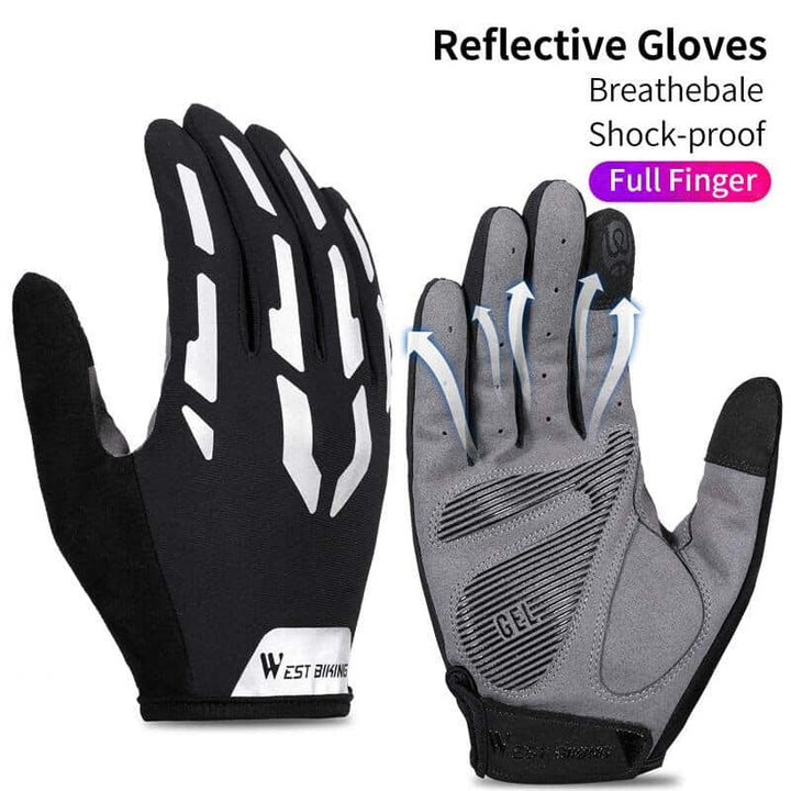 Half Finger Bike Gloves - Blue Force Sports