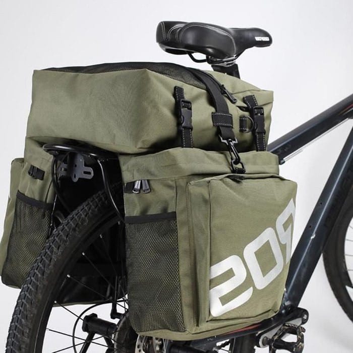 Multifunction 37L Mountain Bike Rack Bag - Blue Force Sports