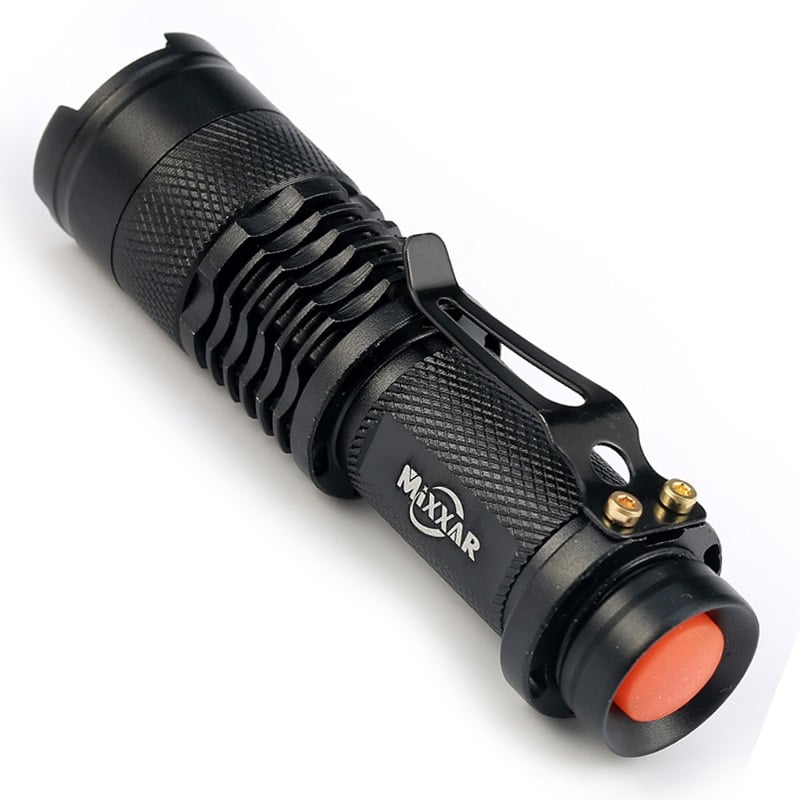 Waterproof Zoomable Bicycle LED Flashlight with Adjustable Focus - Blue Force Sports