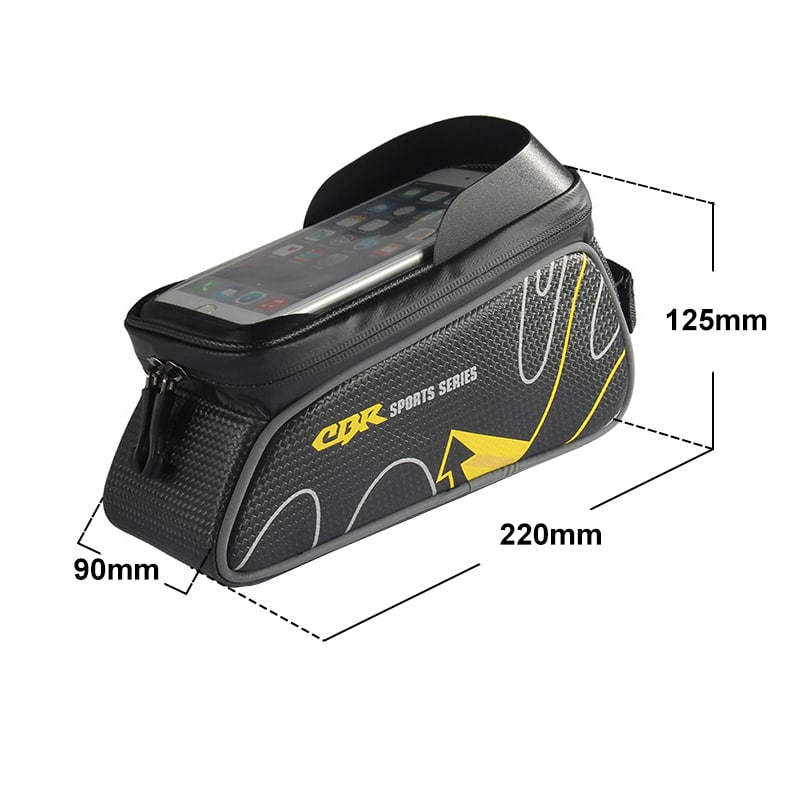 Front Tube Bag with Touch Screen - Blue Force Sports