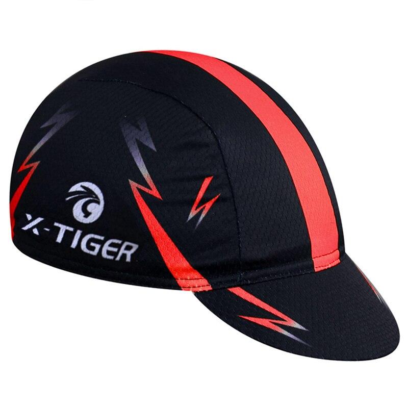 Breathable Moisture Wicking Men's Cycling Cap with Green Stripe - Blue Force Sports