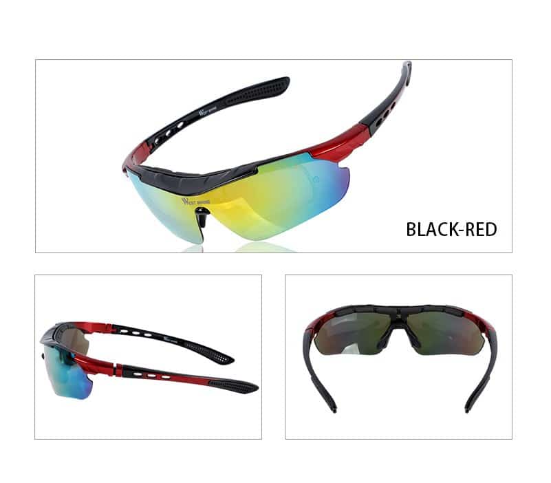 5 Lenses Outdoor Cycling Glasses - Blue Force Sports