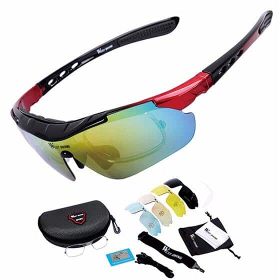 5 Lenses Outdoor Cycling Glasses - Blue Force Sports