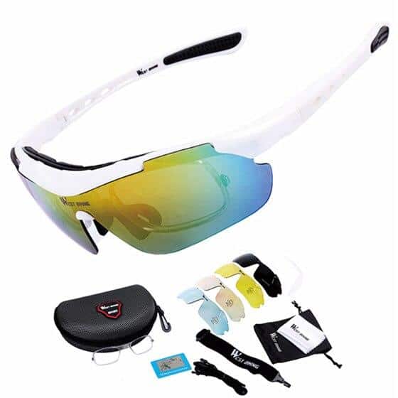 5 Lenses Outdoor Cycling Glasses - Blue Force Sports
