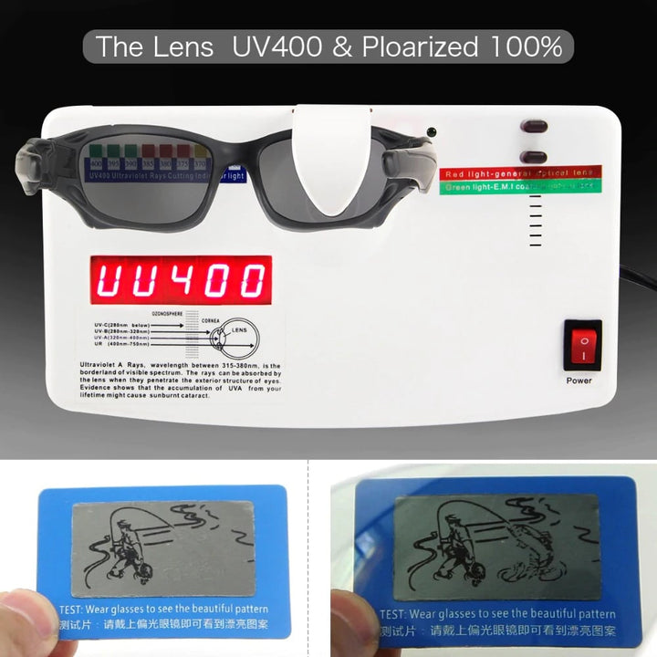 Unisex UV400 Anti-Glare Polarized Sport Sunglasses - Blue Force Sports