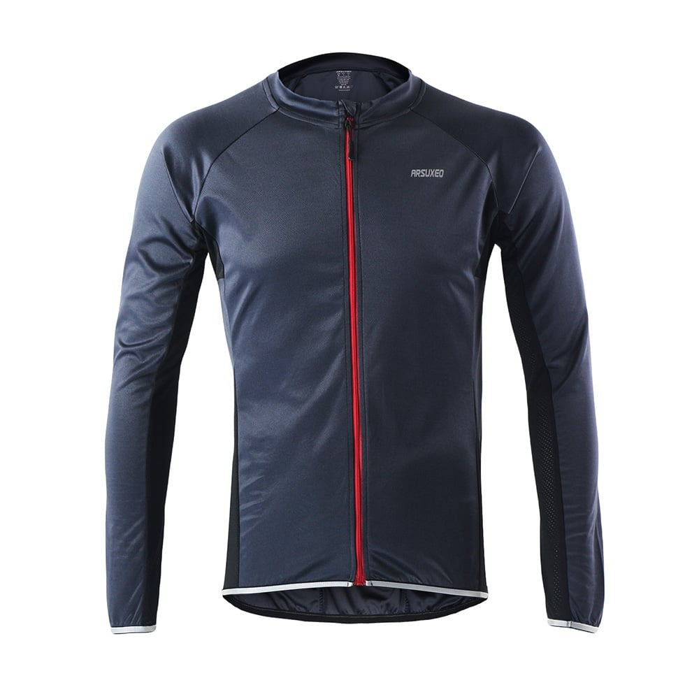 Men's Long & Short Sleeve Cycling Jersey with Zipper - Blue Force Sports