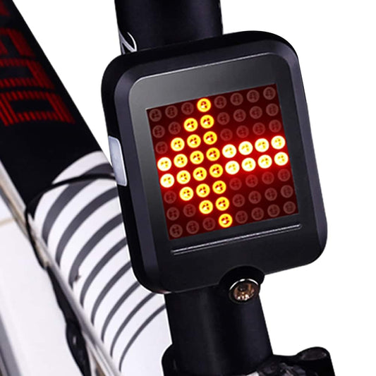 Automatic LED Bicycle Taillight with Direction Indicator - Blue Force Sports