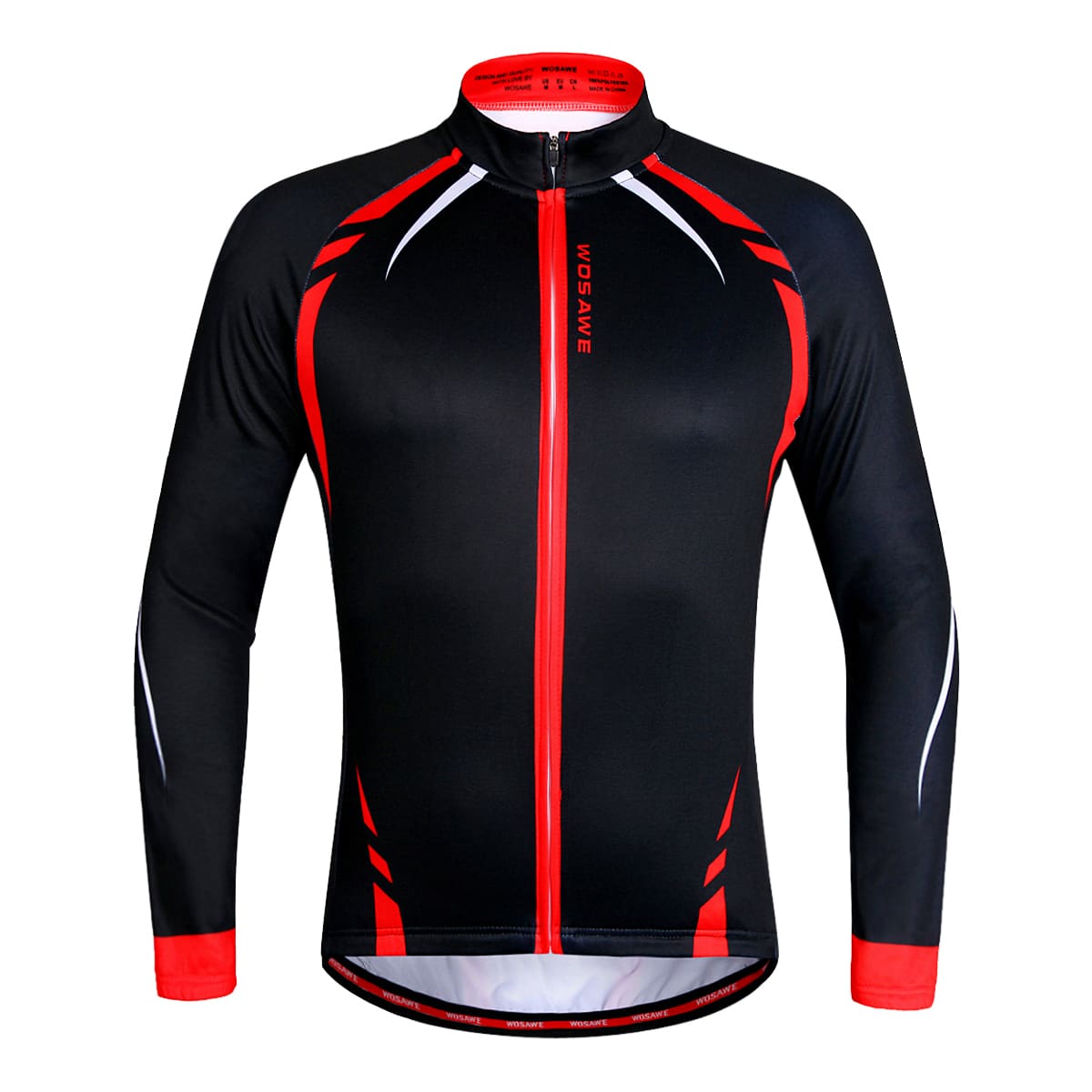 Windproof Colorful Men's Thermal Cycling Jacket - Blue Force Sports
