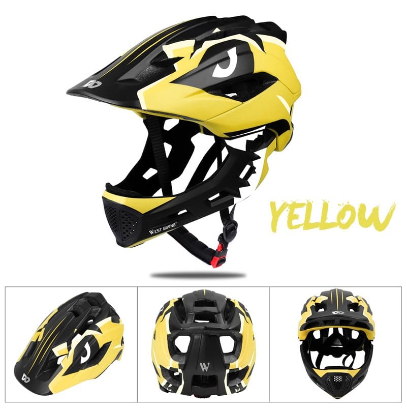 Kid's Extended Design Sports Helmet - Blue Force Sports