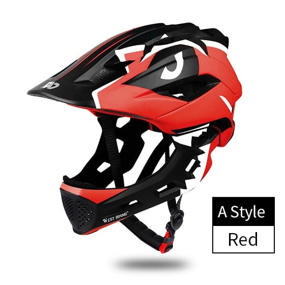 Kid's Extended Design Sports Helmet - Blue Force Sports
