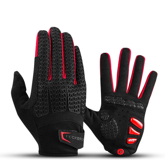 Two tone Design Thermal Bike Gloves - Blue Force Sports