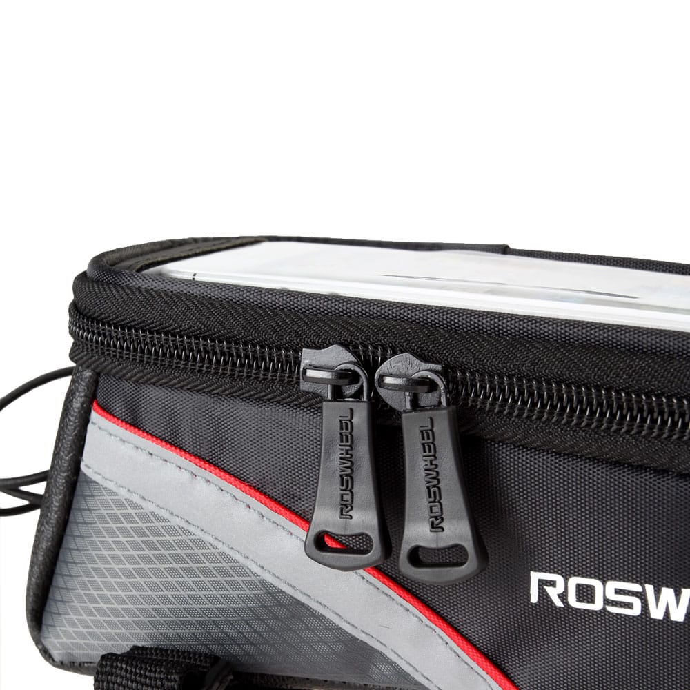 Water-Resistant Colorful PU/PVC Bicycle Bag with Phone Holder - Blue Force Sports