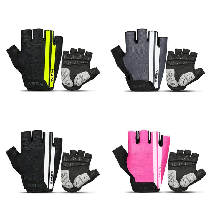 Half Finger Anti-Slip Bicycle Gloves for Sport - Blue Force Sports