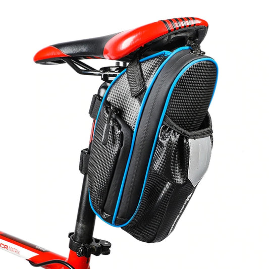 Waterproof Bicycle Saddle Bag - Blue Force Sports
