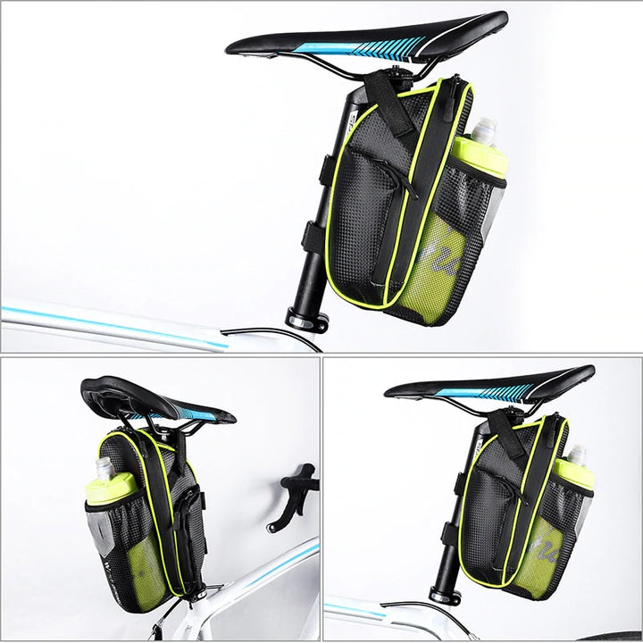 Waterproof Bicycle Saddle Bag - Blue Force Sports