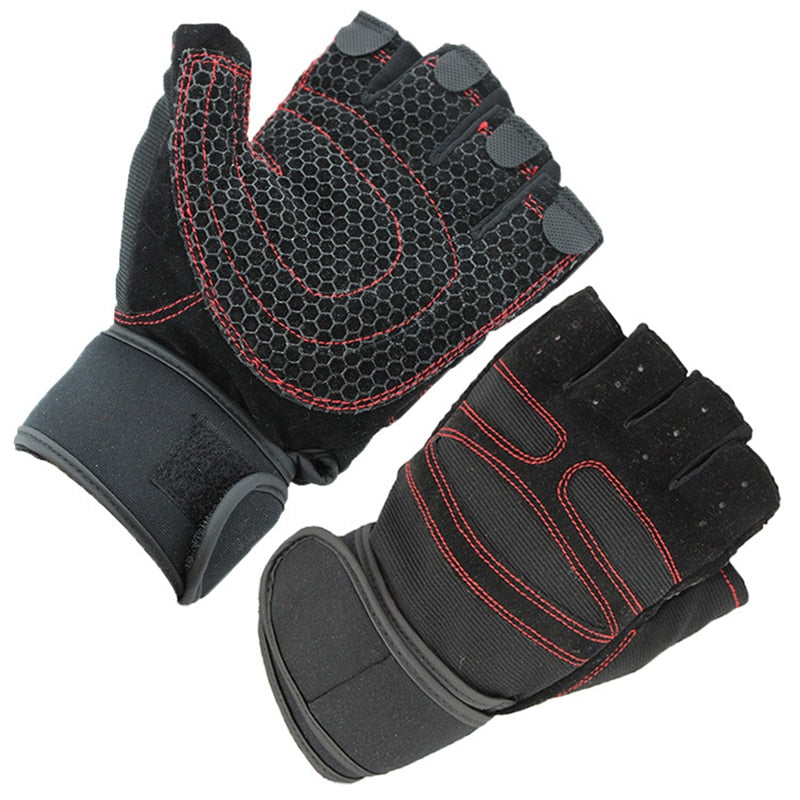 Half Finger Gloves for Gym - Blue Force Sports