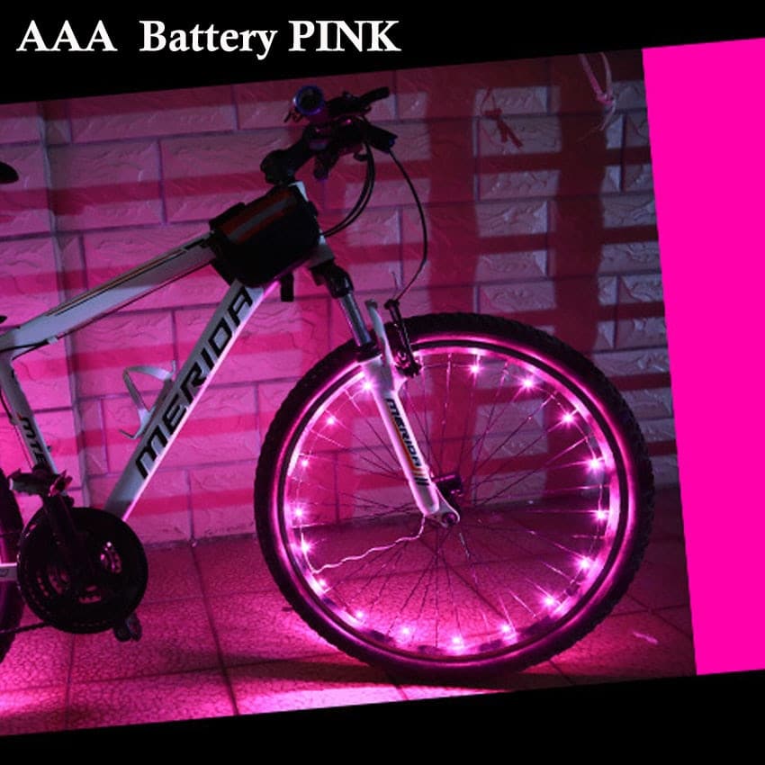 Waterproof Colorful Bright Bicycle LED Lights 20 Pcs Set - Blue Force Sports