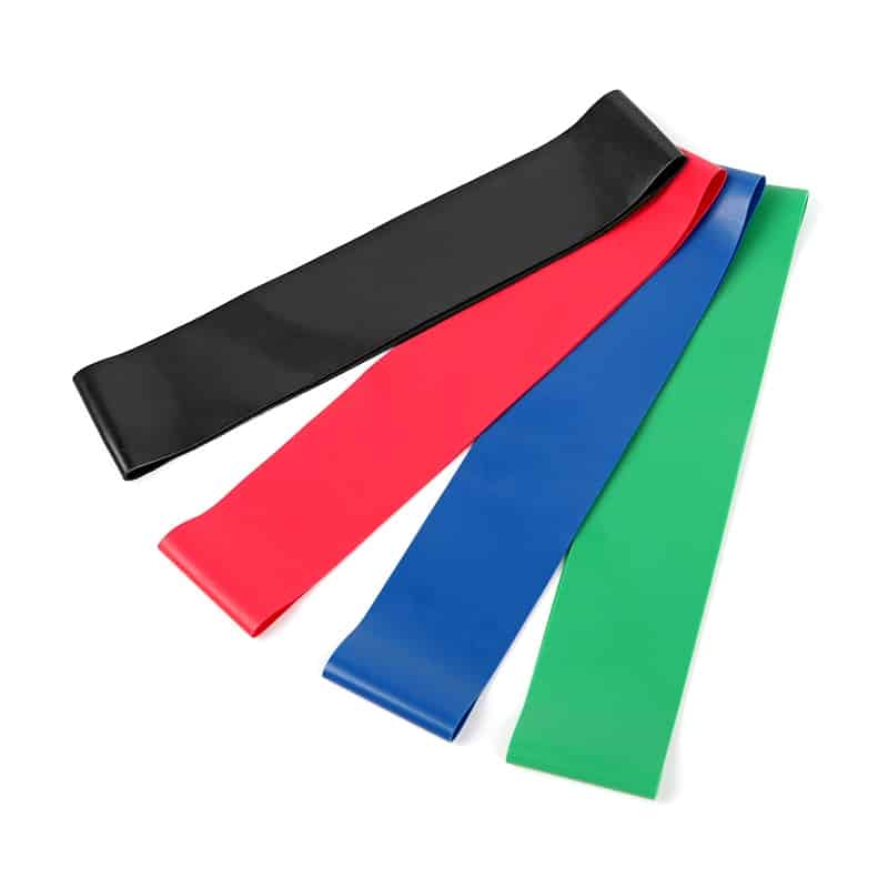 Colorful Elastic Resistance Bands 4 Pcs Set - Blue Force Sports