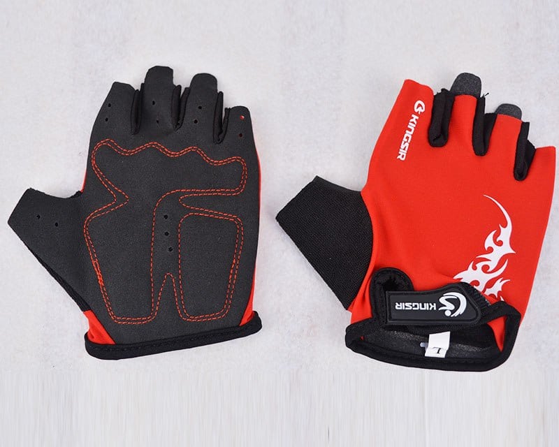 Shockproof Comfortable Cycling Half-Finger Gloves - Blue Force Sports