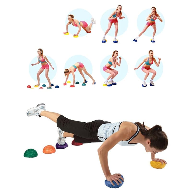 Inflatable Pilates Half Ball - Blue Force Sports