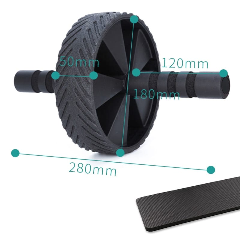 Muscle Abs Black Roller - Blue Force Sports