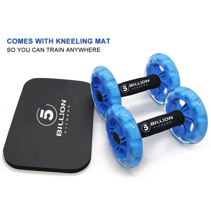 Fitness Double-Wheeled Ab Roller - Blue Force Sports