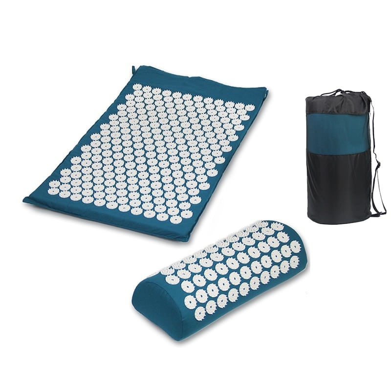 Yoga Acupuncture Cushion and Mat Set - Blue Force Sports