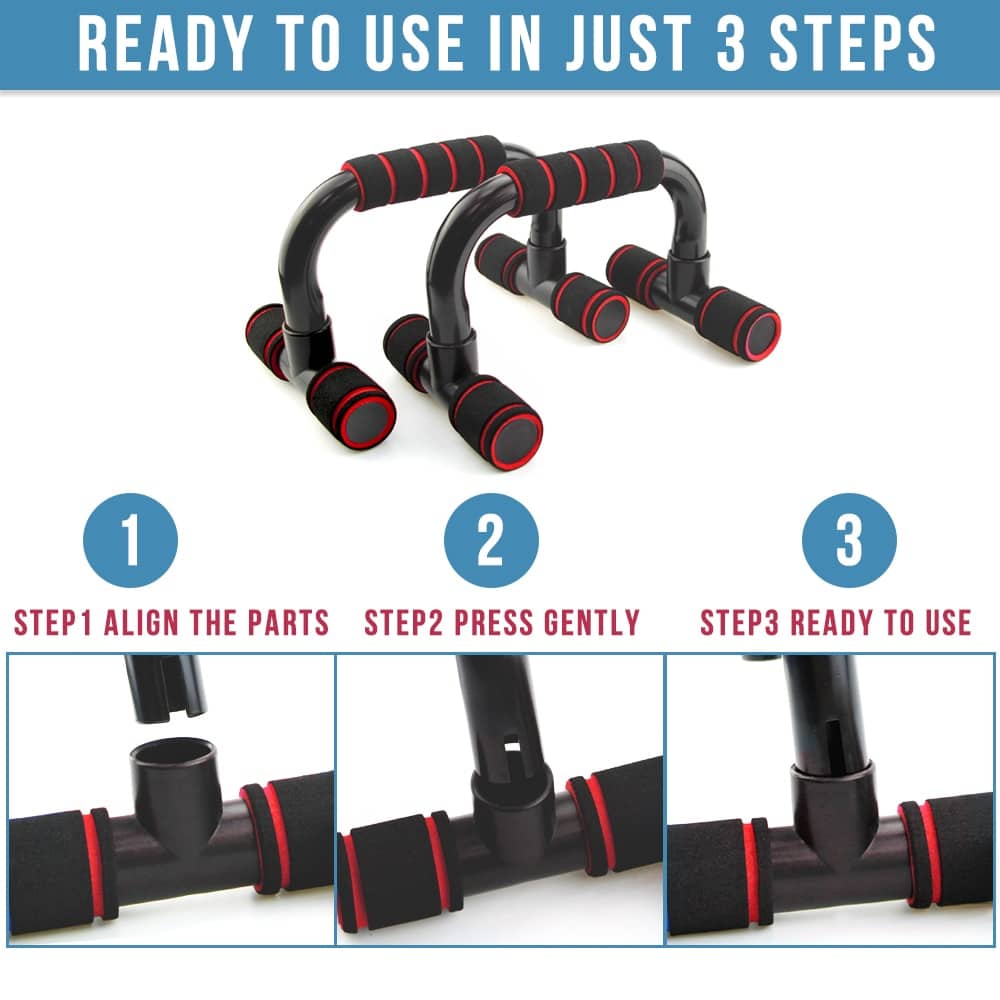 Fitness Training Push-Up Bars - Blue Force Sports