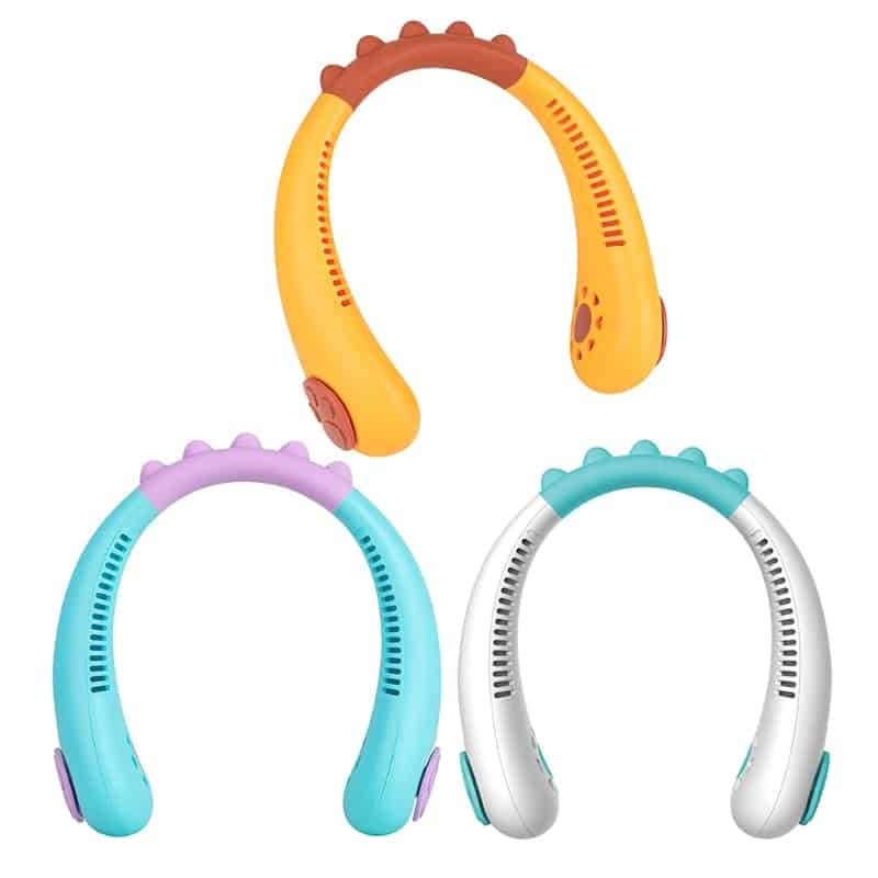 Portable Hand-Free Neck Fan - Blue Force Sports