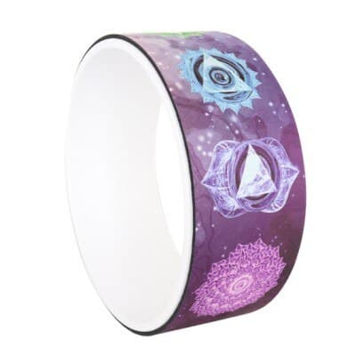 Suede Printed Yoga Natural Rubber Wheel - Blue Force Sports