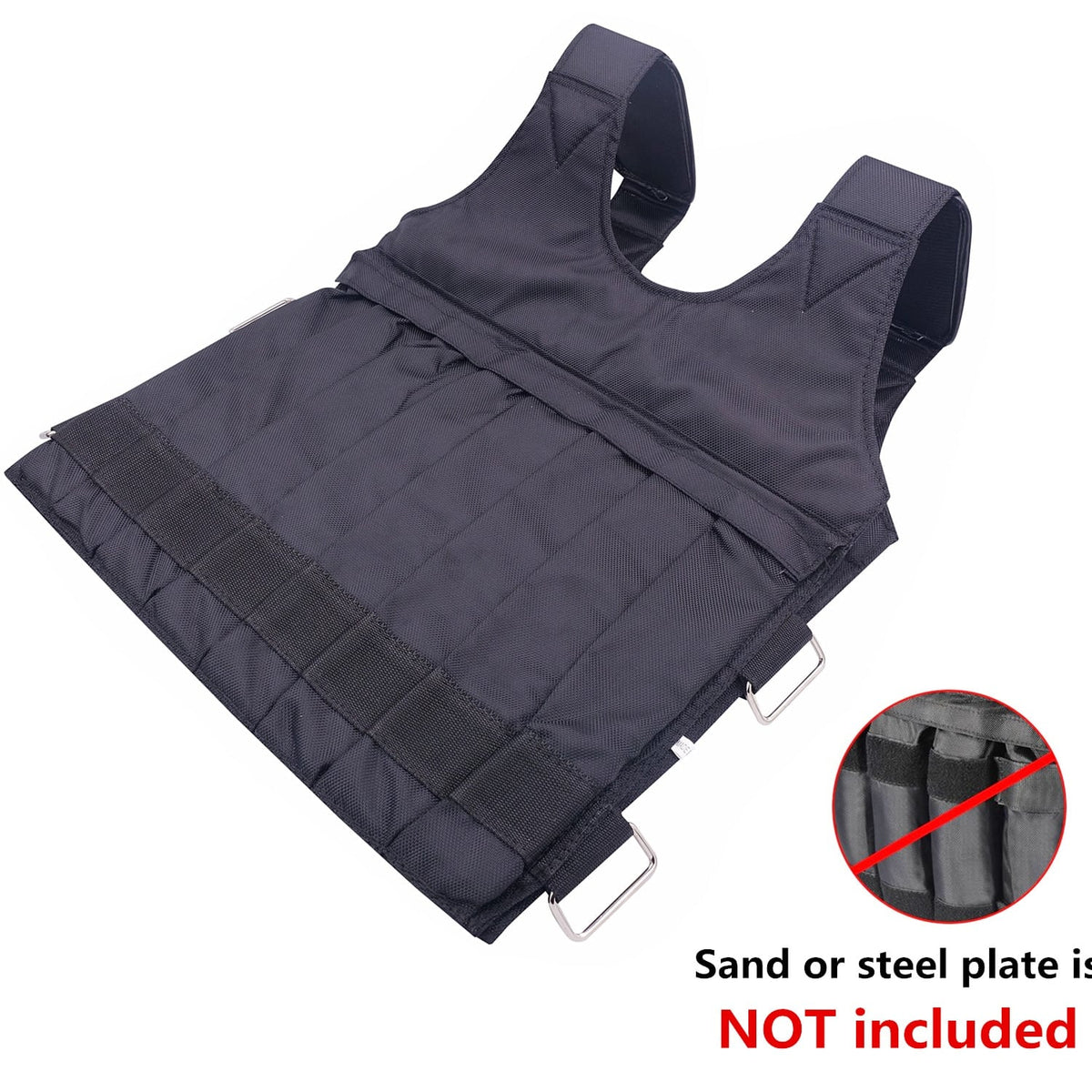 Adjustable Weighted Vest for Workout - Blue Force Sports